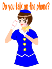 Message Attendant English ver2 sticker #12169303