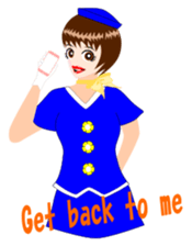 Message Attendant English ver2 sticker #12169304