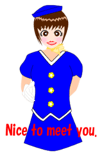 Message Attendant English ver2 sticker #12169326