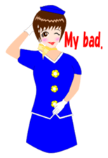 Message Attendant English ver2 sticker #12169328