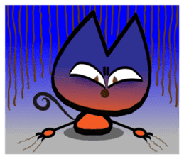 Orange kitten sticker #12170110