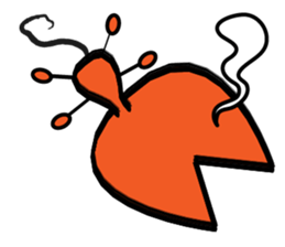 Orange kitten sticker #12170112