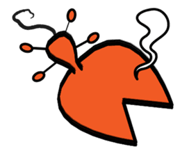 Orange kitten sticker #12170112