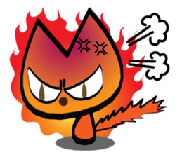 Orange kitten sticker #12170130