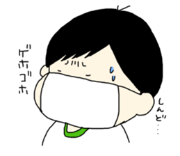 tenyawanya ikuzi dad who works2 sticker #12170188