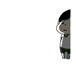 tenyawanya ikuzi dad who works2 sticker #12170209