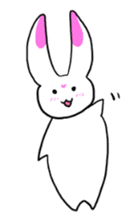 Rabbit and Wolf sticker #12170376