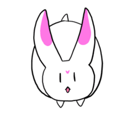 Rabbit and Wolf sticker #12170386