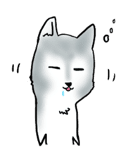 Rabbit and Wolf sticker #12170395