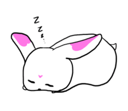 Rabbit and Wolf sticker #12170396