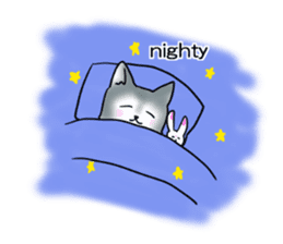 Rabbit and Wolf sticker #12170397