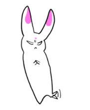 Rabbit and Wolf sticker #12170399