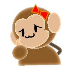 Sticker colorful 2016 Zodiac monkey5