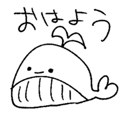 Calm sea friends sticker #12170974