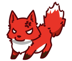 Little Fox & its friend sticker #12171216