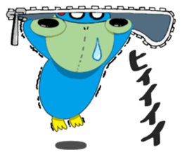 Kawaii Pentarou meets a frog sticker #12171271
