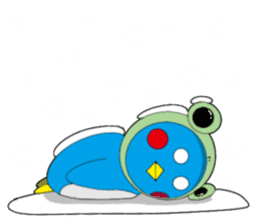 Kawaii Pentarou meets a frog sticker #12171272