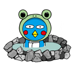Kawaii Pentarou meets a frog sticker #12171280