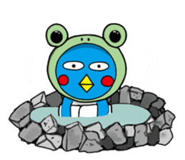 Kawaii Pentarou meets a frog sticker #12171280
