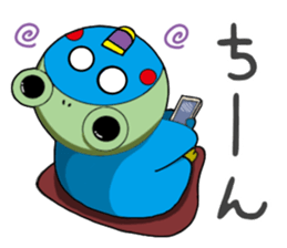 Kawaii Pentarou meets a frog sticker #12171284