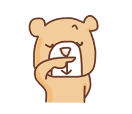 Pastel color Kuma&Rabbit sticker #12171374