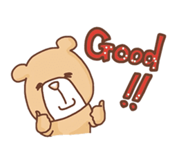 Pastel color Kuma&Rabbit sticker #12171403