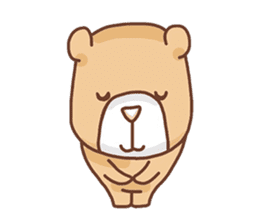 Pastel color Kuma&Rabbit sticker #12171411