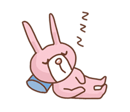 Pastel color Kuma&Rabbit sticker #12171412