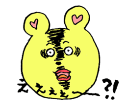 Lovely gossip bear sticker #12172598