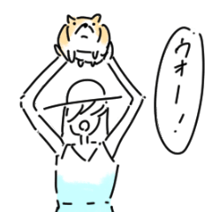dog&woman