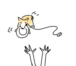 dog&woman sticker #12172667