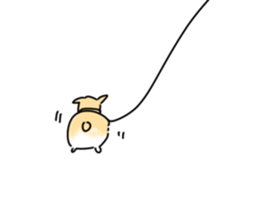 dog&woman sticker #12172670