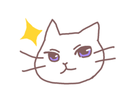 Sticker of the cute face2 sticker #12172746