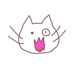 Sticker of the cute face2 sticker #12172747