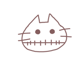 Sticker of the cute face2 sticker #12172748