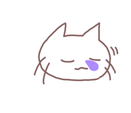 Sticker of the cute face2 sticker #12172749