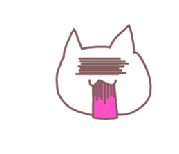 Sticker of the cute face2 sticker #12172752