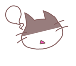 Sticker of the cute face2 sticker #12172756