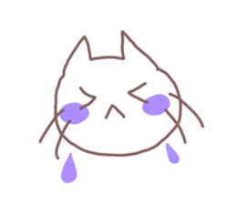 Sticker of the cute face2 sticker #12172758