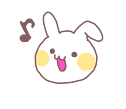 Sticker of the cute face2 sticker #12172762