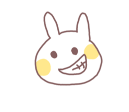 Sticker of the cute face2 sticker #12172768