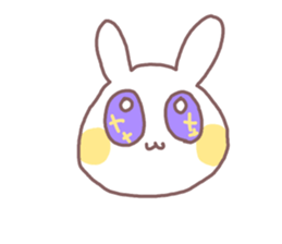 Sticker of the cute face2 sticker #12172770