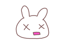 Sticker of the cute face2 sticker #12172771