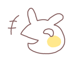 Sticker of the cute face2 sticker #12172776