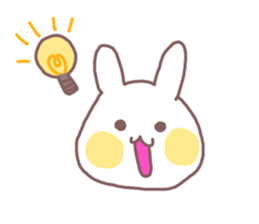 Sticker of the cute face2 sticker #12172780