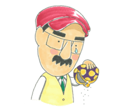 life of the playful president 2 sticker #12172817