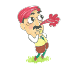 life of the playful president 2 sticker #12172821