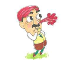 life of the playful president 2 sticker #12172821