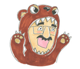 life of the playful president 2 sticker #12172822