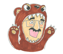 life of the playful president 2 sticker #12172822